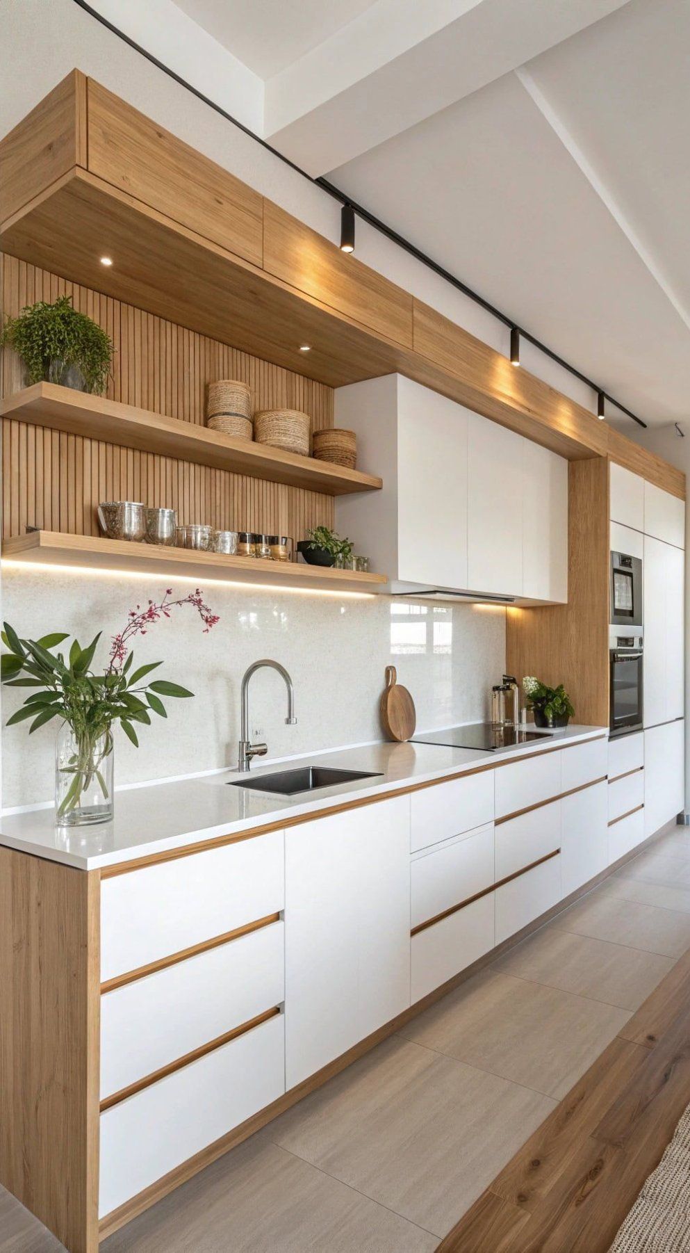 Modern luxury kitchen render