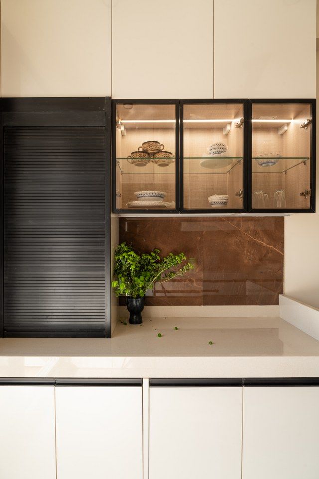 Island kitchen with seating